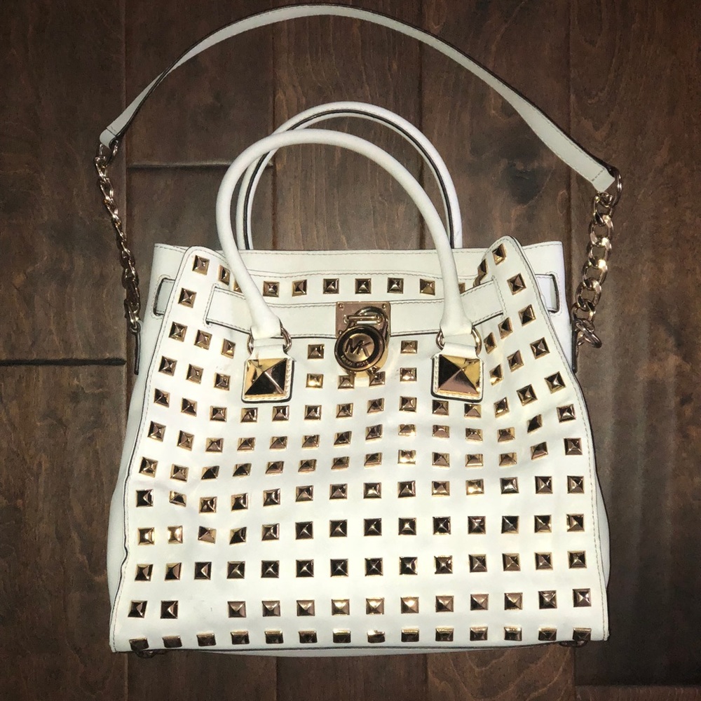 Michael Kors Gold Studded Purse